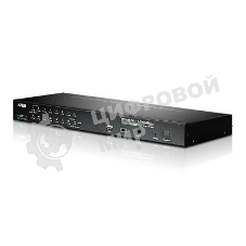 Переключатель KVM ATEN CS1716i-AT-G 16-портовый PS/2-USB KVM Over the NET переключатель c доступом c локального и удаленых рабочих мест.