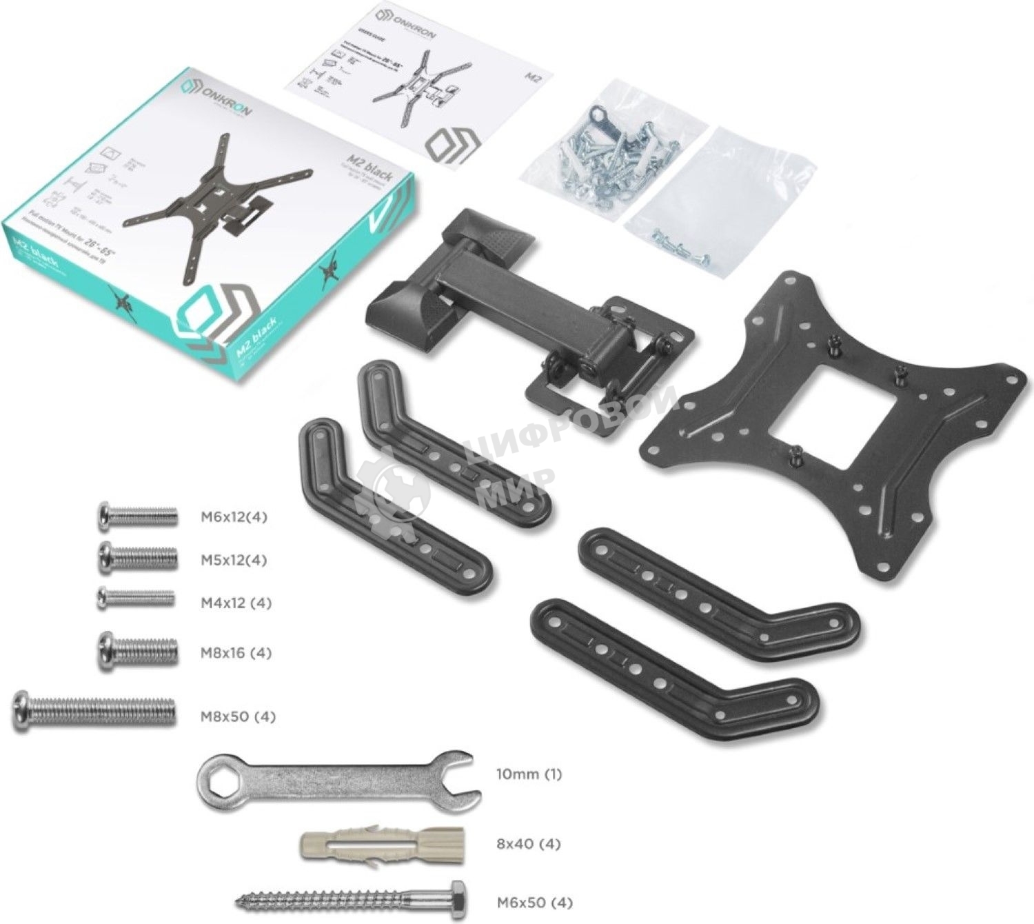 Кронштейн ONKRON M2 для телевизора 26
