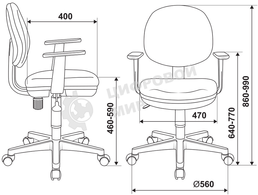 Кресло детское Бюрократ CH-W356AXSN мультиколор маскарад, крестовина пластик, пластик белый
