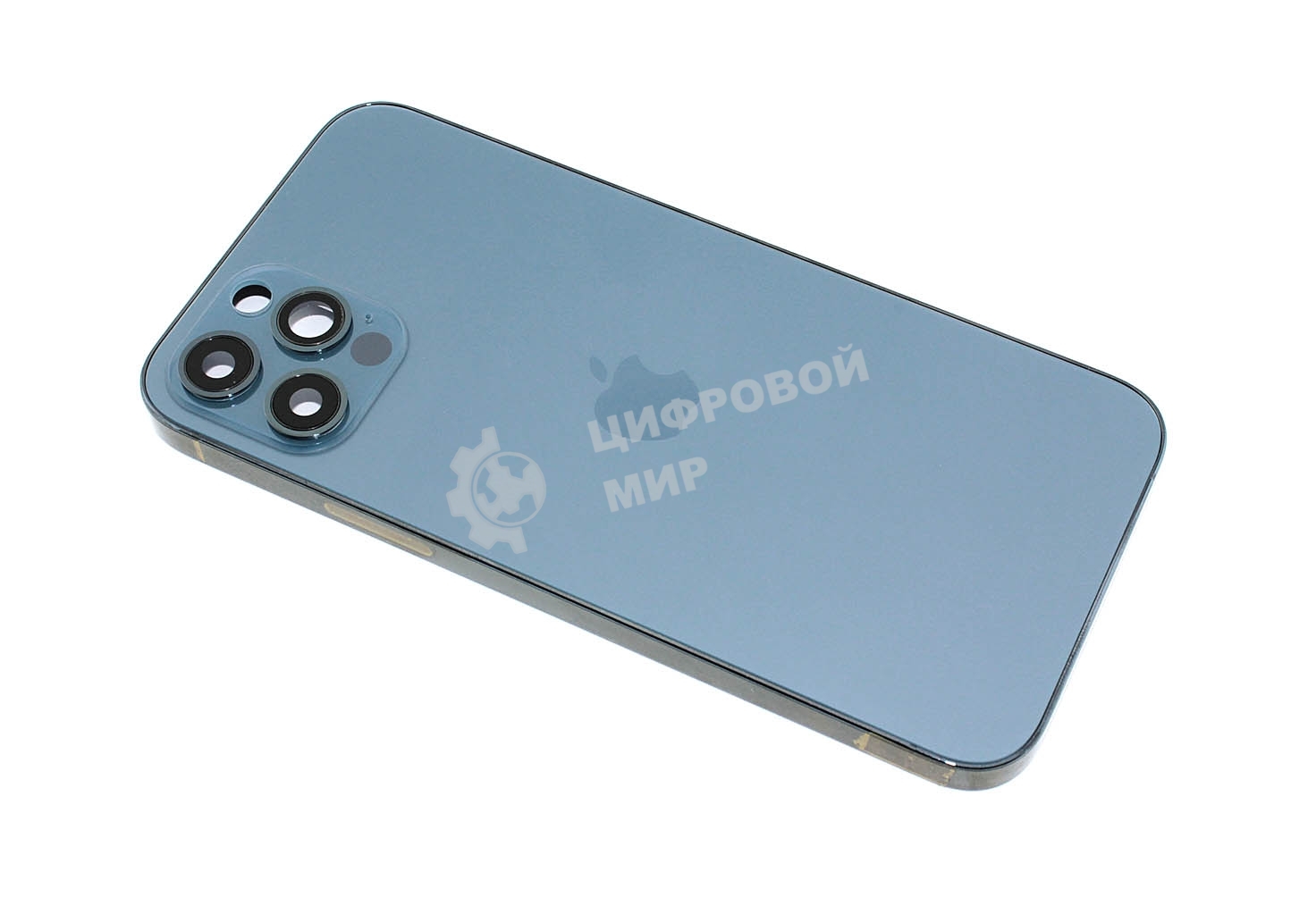 Задняя крышка (корпус) в сборе с рамкой для Apple iPhone 12 Pro синий