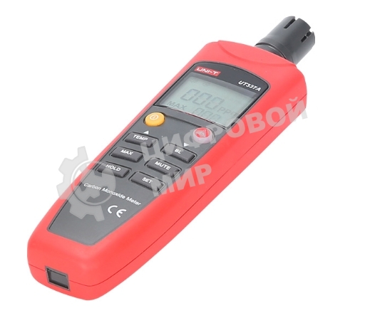 Детектор СО газа UT337A, 0~1000ppm, аудио и визуальное оповещение