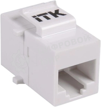 Проходной адаптер cat.5e UTP, RJ45-RJ45, тип Keystone Jack CS7-1C5EU ITK