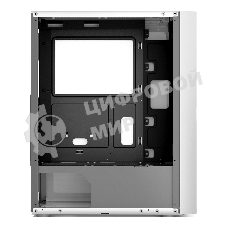 Компьютерный корпус без блока питания PCCOOLER MA100 MESH WH, Mesh Mid Tower, White, TG, 0.4 SPCC, 3x120мм ARGb ATX, mATX, mITX 160/310/180мм 2x2.5
