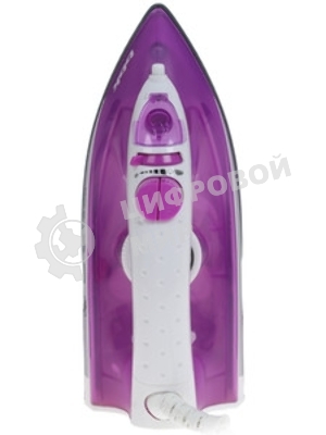 Утюг BBK ISE-1802 фиолетовый/белый, 1800 Вт, 20 г/мин, 60 г/мин, 180 мл