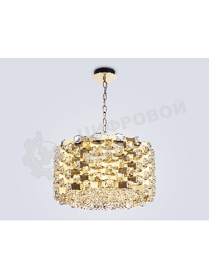 Люстра Ambrella light LH41003/12 BS/CL латунь/прозрачный E14*12 max 40W D540*290
