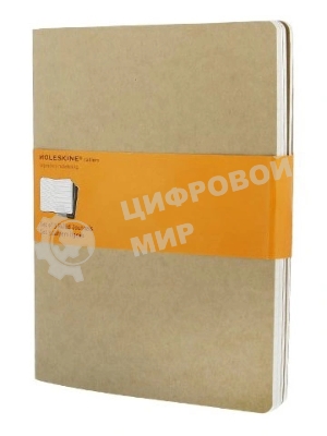 Блокнот Moleskine CAHIER JOURNAL QP421 XLarge 190х250мм обложка картон 120стр. линейка бежевый (3шт)