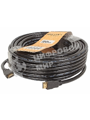 Кабель цифровой TV-COM HDMI19M to HDMI19M, V1.4+3D, 20m CG150S-20M