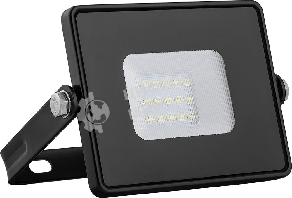 Прожектор светодиодный Feron 2835 SMD 10W 4000K IP65, черный с матовым стеклом, LL-918