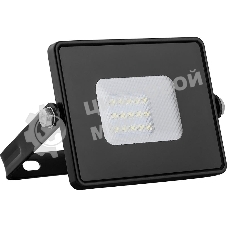 Прожектор светодиодный Feron 2835 SMD 10W 4000K IP65, черный с матовым стеклом, LL-918