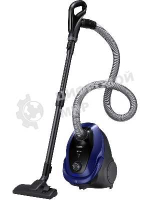 Пылесос Samsung VC20M251AWB синий/черный, 460/2000 Вт, уборка сухая, пылесборник мешок 2.5 л