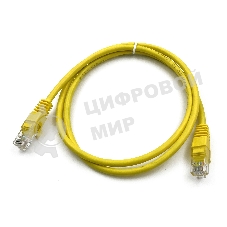 Патч-корд Buro cat.5e 1м желтый RJ-45 (м)-RJ-45 (м)