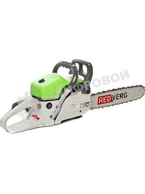 Бензопила RedVerg RD-GC45-16. 1800 Вт,2.40 л.с.,45,0 см3, длина шины 40 см