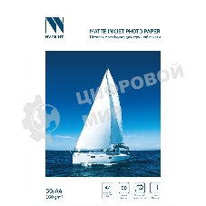 Матовая фотобумага NVPrint для струйной печати 160г/м A4 50 листов