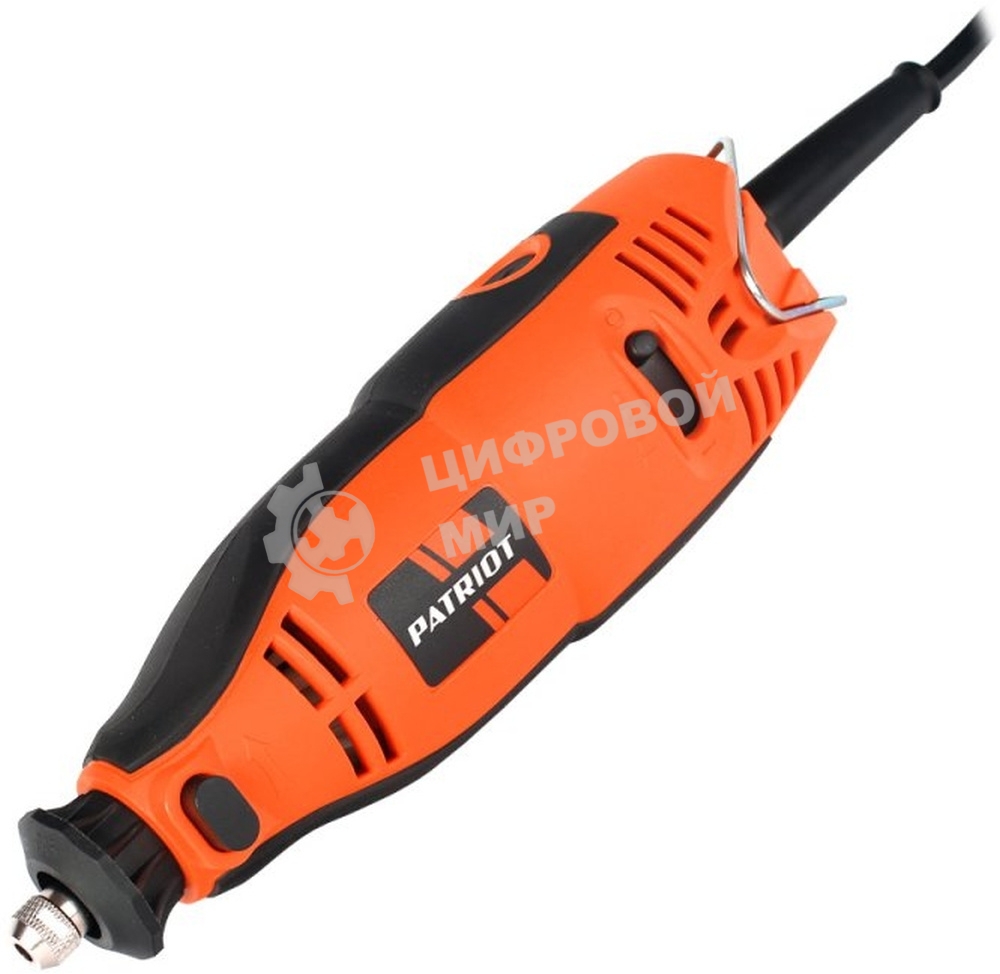 Прямошлифовальная машина (гравер) PATRIOT EE 160с гибким валом, 160Вт, 40 насадок в комплекте, кейс