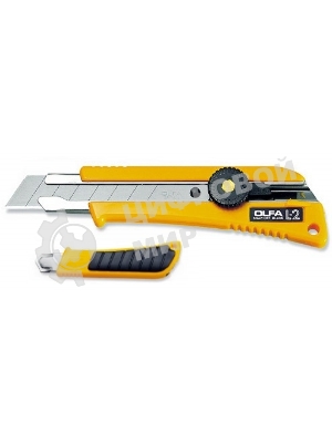 Канцелярский нож OLFA OL-L-2 нерж.сталь пластик