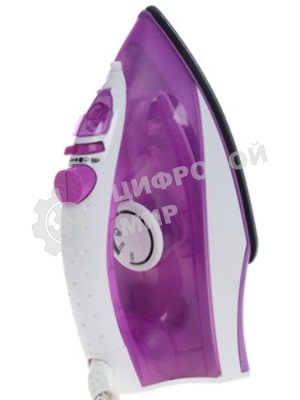 Утюг BBK ISE-1802 фиолетовый/белый, 1800 Вт, 20 г/мин, 60 г/мин, 180 мл