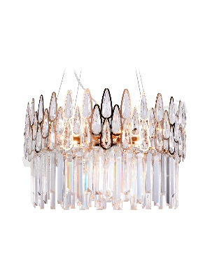 Светильник Ambrella light TR5263/8 GD/CL золото/прозрачный E14/8 max 40W D500*700