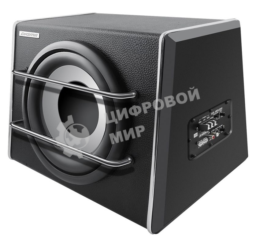 Сабвуфер автомобильный Digma DCS-120 300Вт активный (30см/12
