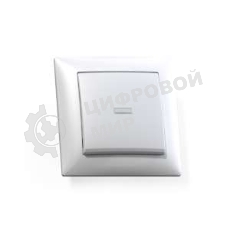 Выключатель Кунцево-Электро 1-кл. СП Селена 10А IP20 С110-395 с индик. белый