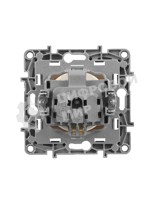 Розетка 2К+З винты, сл. кость ETIKA 