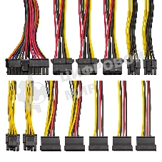 Блок питания ExeGate UN750 (EX292178RUS), 750Вт, 120мм, серебряный