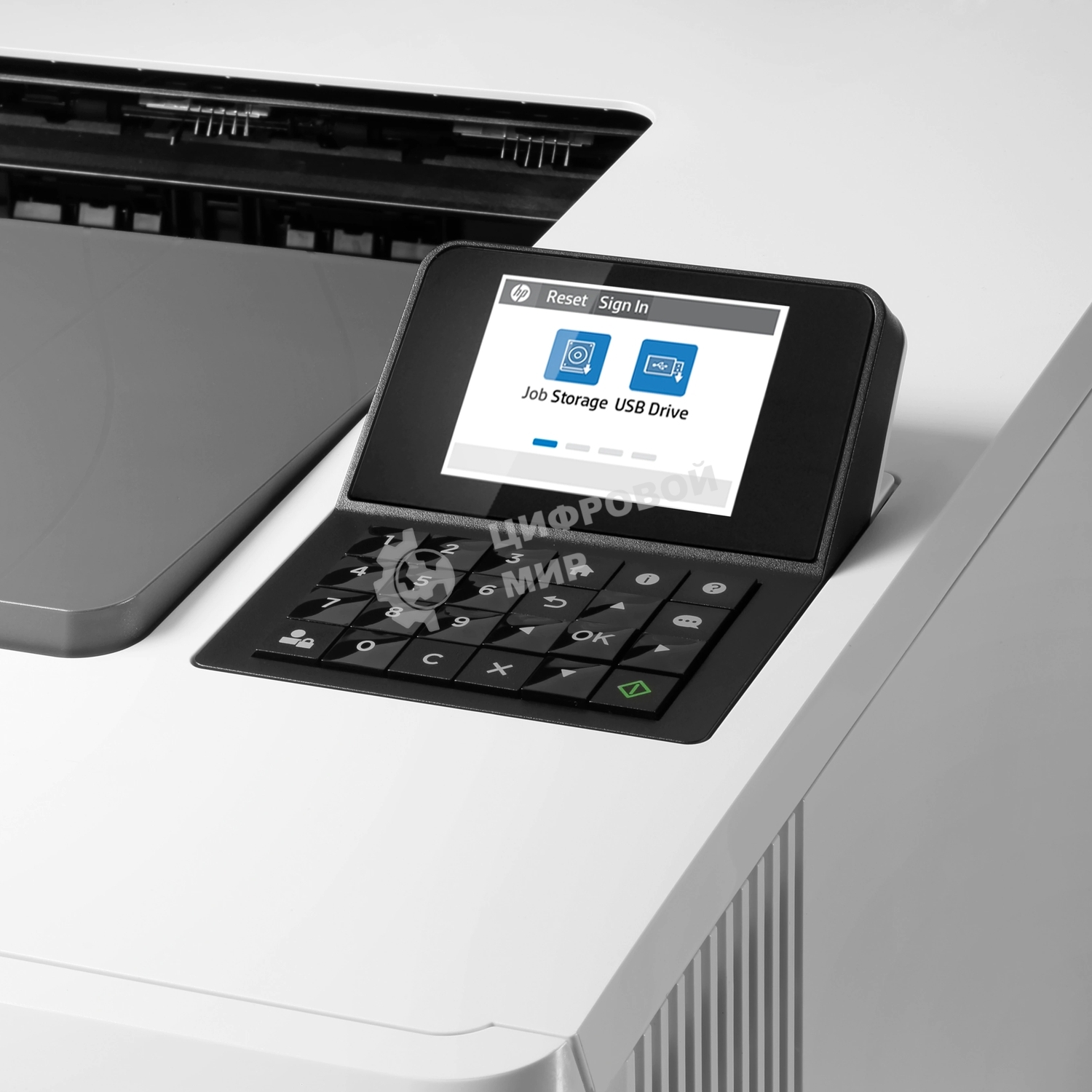 Принтер лазерный HP Color LaserJet Pro M455dn (3PZ95A), A4, цветной, печ. до 27 стр/мин., 600 x 600 dpi, USB, RJ-45, Air Print, Mopria