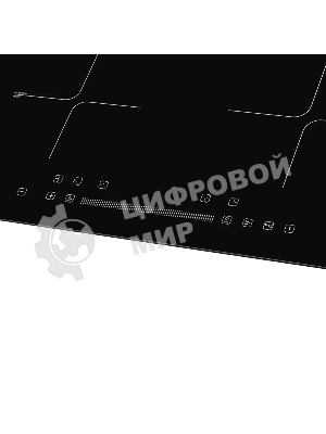 Индукционная варочная панель ICS 612 Индукция, 60 см, 4 конфорки, черный