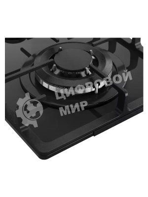 Газовая варочная панель Kuppersberg FG 36 B газ, High-Tech, 30 см, автоматический электроподжиг, газ-контроль, форсунки под сжиженый газ, SABAF конфорки, чугунные решетки, цвет черный, цвет фурнитуры черный