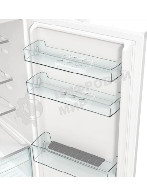 Встраиваемый холодильник Gorenje NRKI517141 белый двухкамерный 175/68 л морозилка снизу, No Frost
