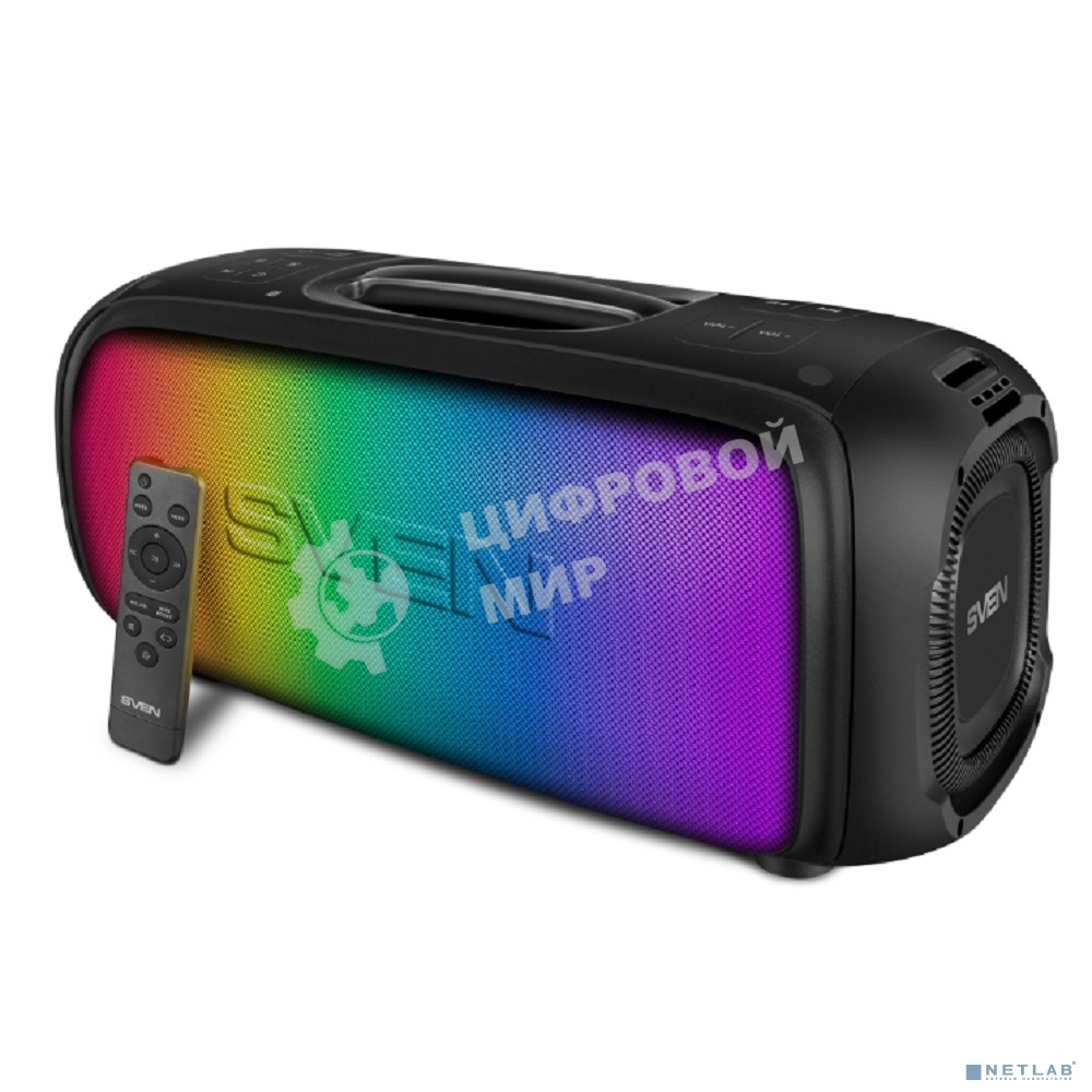 Портативная колонка Sven PS-860 черный 100W 1.0 BT/3.5Jack 5400mAh (SV-022518)
