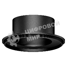 Коннектор для соединения корпуса светильника A2106 SBK черный песок D85*H62mm Out60 D85/D60
