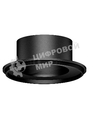 Коннектор для соединения корпуса светильника A2106 SBK черный песок D85*H62mm Out60 D85/D60