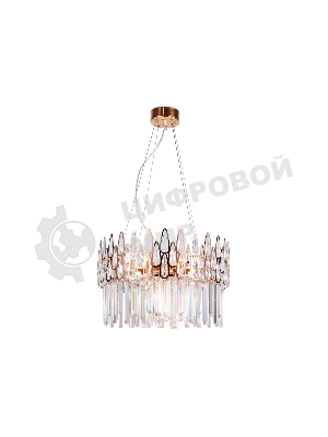 Светильник Ambrella light TR5263/8 GD/CL золото/прозрачный E14/8 max 40W D500*700