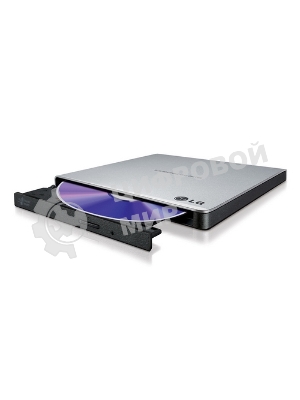 Оптический привод DVD-RW LG GP57ES40 серебристый USB внешний