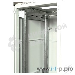 Шкаф телеком. напольный 18U (600x600) дверь перфорированная (ШТК-М-18.6.6-4ААА) (2 коробки)