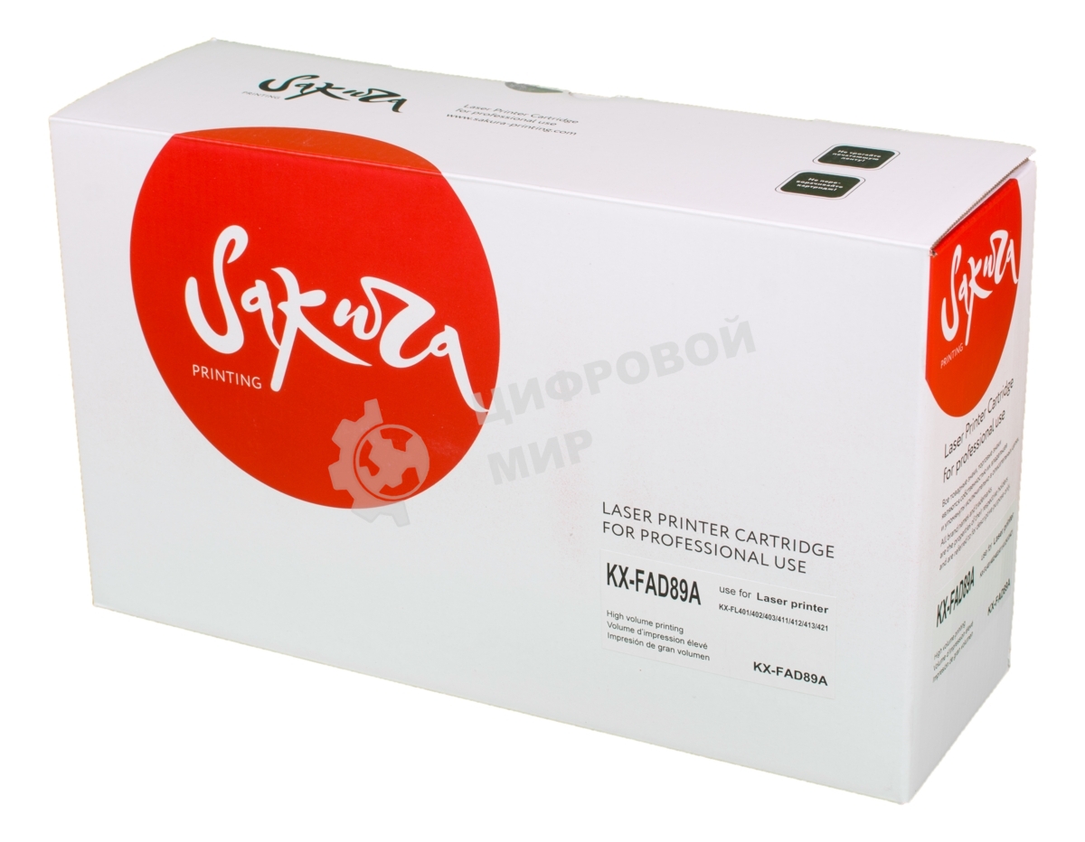 Фотобарабан Sakura KXFAD89A для Panasonic KX-FL403/423RU, FLC413/418RU 10 000 к.