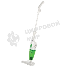 Пылесос вертикальный циклонного типа Endever SkyClean VC-279, белый/зеленый, мощность 700 Вт, циклонная система фильтрации, 6 шт/уп