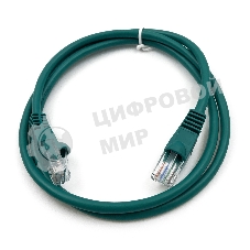 Патч-корд Buro cat.5e 1м зеленый RJ-45 (м)-RJ-45 (м)