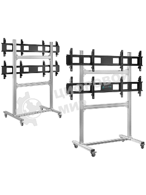 Напольный мобильный стенд ONKRON FSPRO2L-22 для видеостен 2х2 4 x 40”- 50