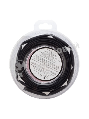 Трубка термоусаживаемая Rexant 6,0/3,0 мм черная, ролик 2,44 м