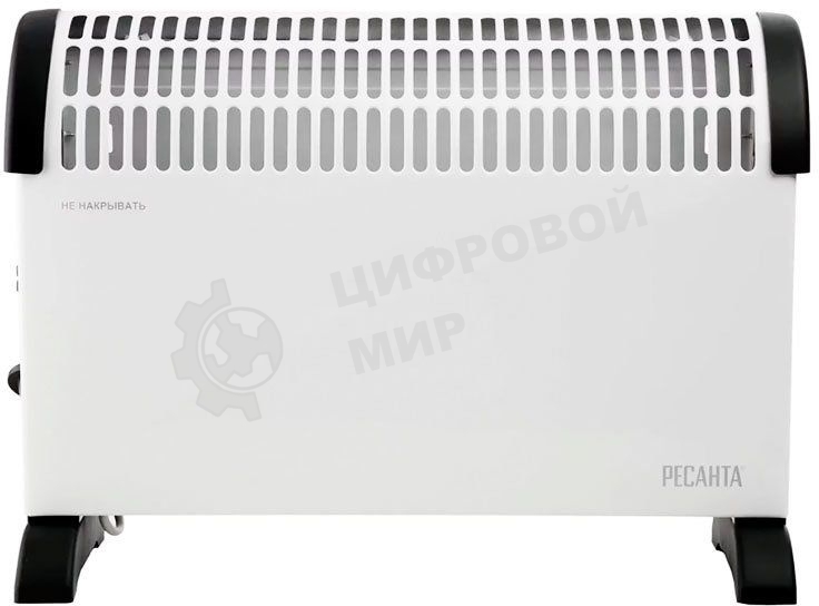 Конвектор электрический Ресанта ОК-1000С белый, 1000 Вт, 15 м2, термостат