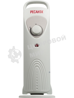 Обогреватель масляный Ресанта ОММ-7Н (7 секций) белый, 700 Вт, 10 м2, термостат 67/3/1