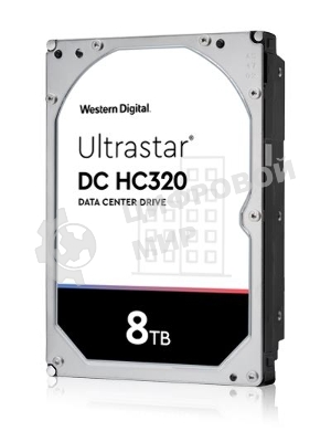 Жесткий диск Western Digital SAS 8TB 7200RPM 12GB/S 256MB DC HC320 0B36400 HGST