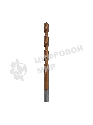 Сверло по металлу Matrix, 5,5 мм, HSS, нитридтитановое покрытие, цилиндрический хвостовик