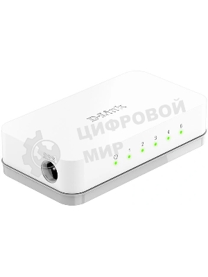 Коммутатор D-Link DES-1005C Unmanaged Switch 5x100Base-TX, plastic case