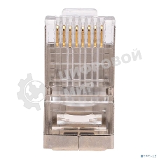 Разъем сквозной RJ-45(8P8C) Rexant под витую пару, FTP, CAT 6 (Упаковка 100 шт)