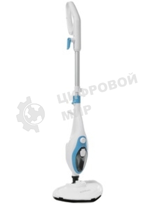 Швабра паровая Kitfort KT-1004-1 1500Вт голубой/белый