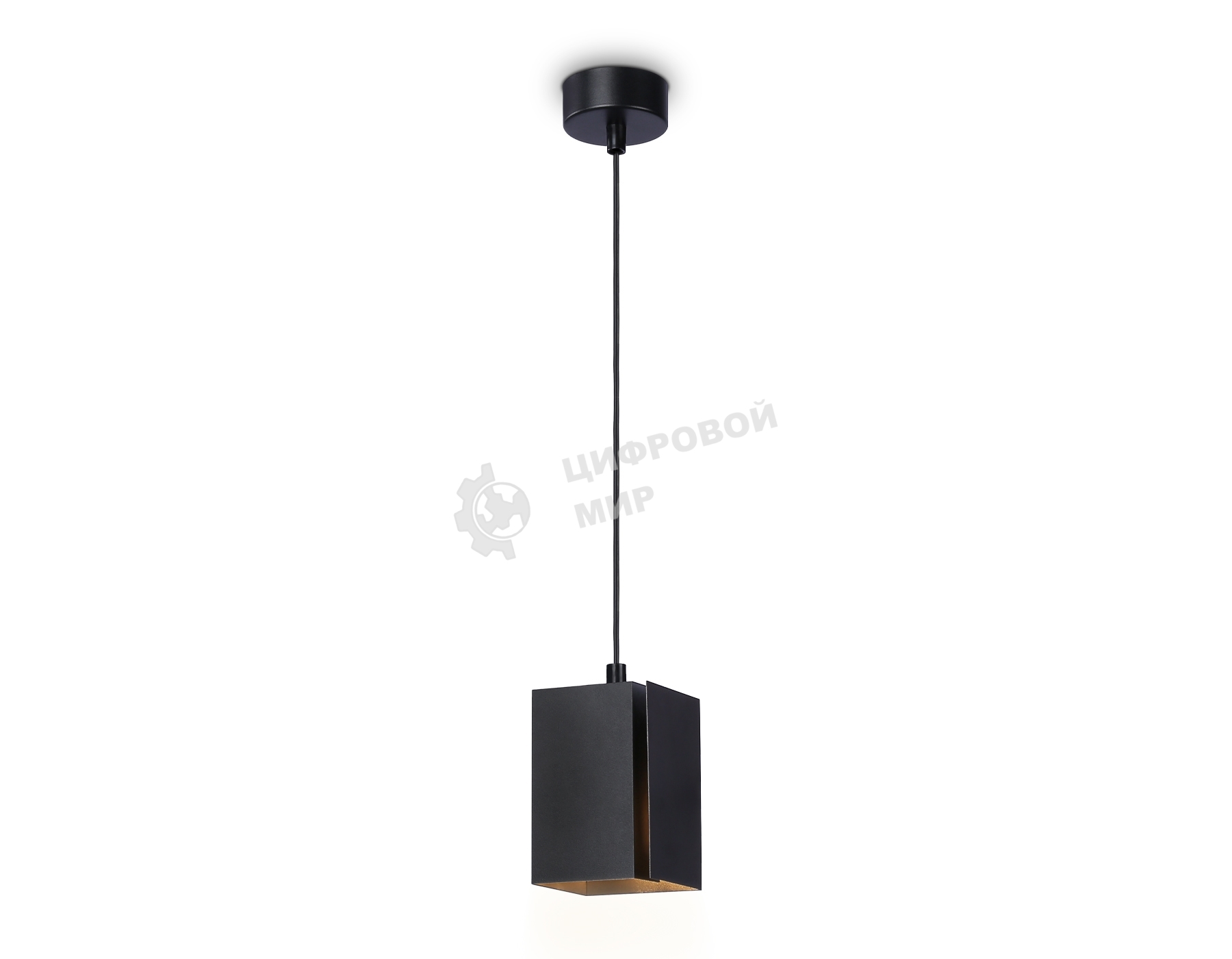 Светильник подвесной TN5125 BK черный E27 max 40W 80*80*1150