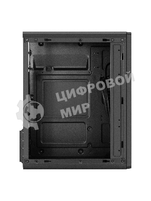 Корпус ExeGate BAA-503, Mini-Tower, чёрный, 1 x 80/90 мм