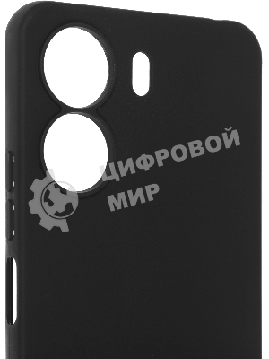 Чехол (клип-кейс) BoraSCO для Xiaomi Redmi 13C Silicone Case черный (72839)